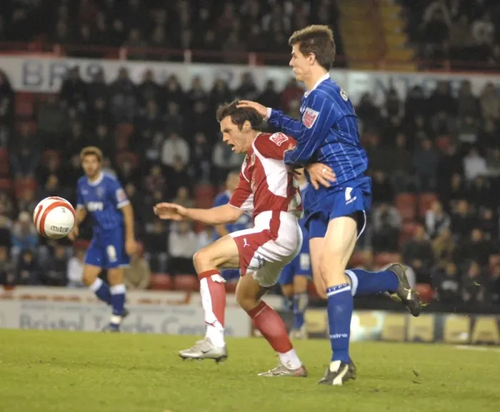 Framed Print : Ivan Sproule in Action: Bristol City vs Ipswich Town