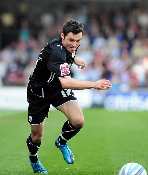Ivan Sproule in Action: Bristol City vs Scunthorpe United, Championship 2010