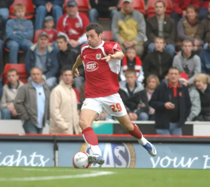 Framed Print : Ivan Sproule in Action: Thrilling Moments from Bristol City vs Stoke City Framed Print : Ivan Sproule in Action: Thrilling Moments from Bristol City vs Stoke City