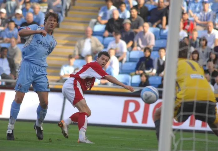 Framed Print : Ivan Sproule: Fueling the Coventry City vs. Bristol City Football Rivalry