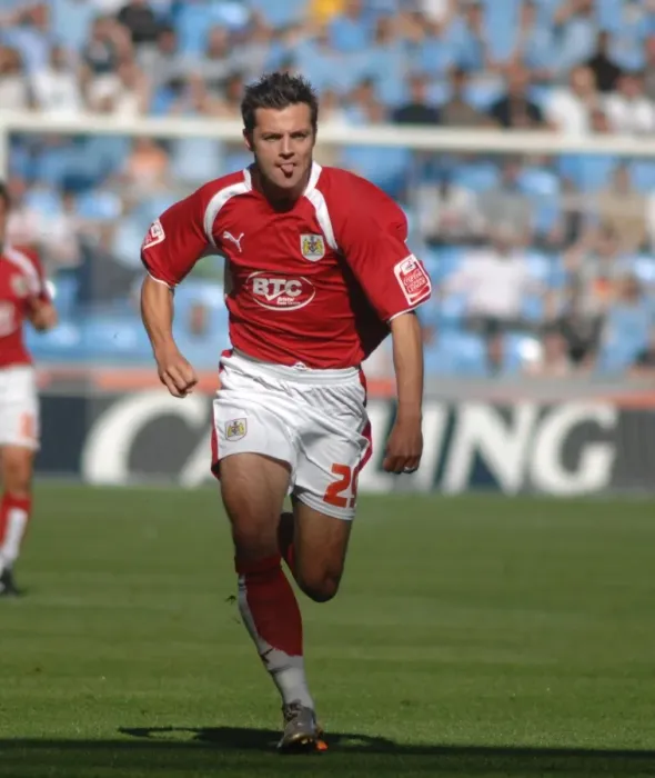 Framed Print : Ivan Sproule in the Heart of Coventry City vs. Bristol City Rivalry