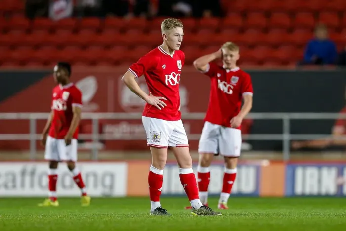 Framed Print : Jake Andrews Disappointment: Cardiff Scores First Goal in FA Youth Cup Match