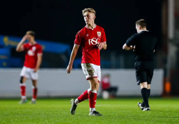 Framed Print : Jake Andrews Focuses Intently During Bristol City U18 vs Cardiff City U18 FA Youth Cup Match Framed Print : Jake Andrews Focuses Intently During Bristol City U18 vs Cardiff City U18 FA Youth Cup Match