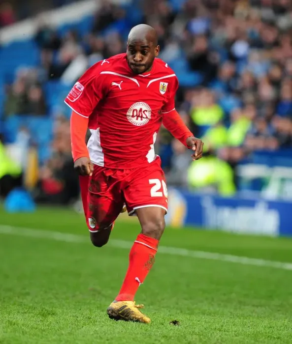 Framed Print : Jamal Campbell-Ryce in Action: Bristol City vs. Sheffield Wednesday, Championship 2010
