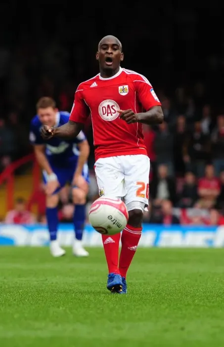 Framed Print : Jamal Campbell-Ryce in Action: Bristol City vs Ipswich Town (Championship, 16-04-2011)