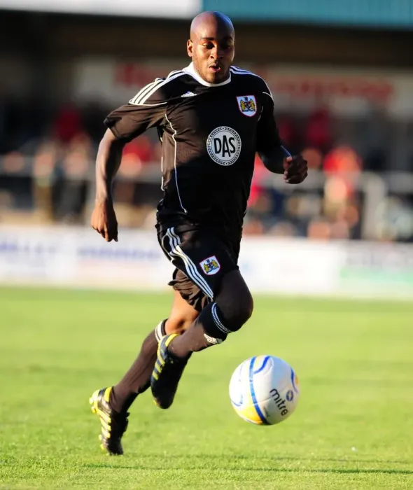 Framed Print : Jamal Campbell-Ryce in Action: Torquay vs. Bristol City Framed Print : Jamal Campbell-Ryce in Action: Torquay vs. Bristol City