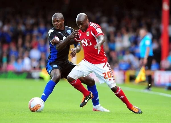 Jamal Campbell-Ryce's Stunning Goal: Bristol City vs. Portsmouth (Championship 2011) - Campbell-Ryce Scores Between Mokoena's Legs