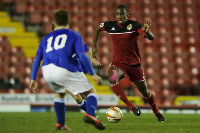 Framed Print : Jamal Simms Scores Free in FA Youth Cup: Bristol City U18 vs Ipswich Town U18 (Bristol City - Ipswich Town FA Youth Cup Third Round) Framed Print : Jamal Simms Scores Free in FA Youth Cup: Bristol City U18 vs Ipswich Town U18 (Bristol City - Ipswich Town FA Youth Cup Third Round)