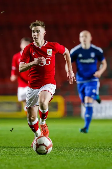 Framed Print : James Difford's Star Performance: FA Youth Cup Third Round at Ashton Gate Stadium - Bristol City U18 vs Cardiff City U18