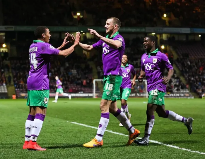Framed Print : James Tavernier's Fifth Goal: A Crucial Strike in Bradford vs. Bristol City's Promotion Battle (April 14, 2015) Framed Print : James Tavernier's Fifth Goal: A Crucial Strike in Bradford vs. Bristol City's Promotion Battle (April 14, 2015)