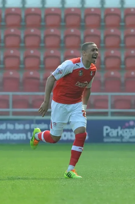 Framed Print : James Tavernier's Goal Celebration: Rotherham United vs. Bristol City, March 2014 Framed Print : James Tavernier's Goal Celebration: Rotherham United vs. Bristol City, March 2014