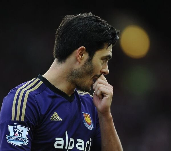James Tomkins in Action: FA Cup Fourth Round Showdown between Bristol City and West Ham