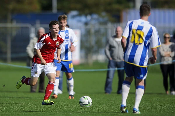 Jamie Horgan in Action: Bristol City U18 vs Brighton & Hove Albion U18, October 5, 2013