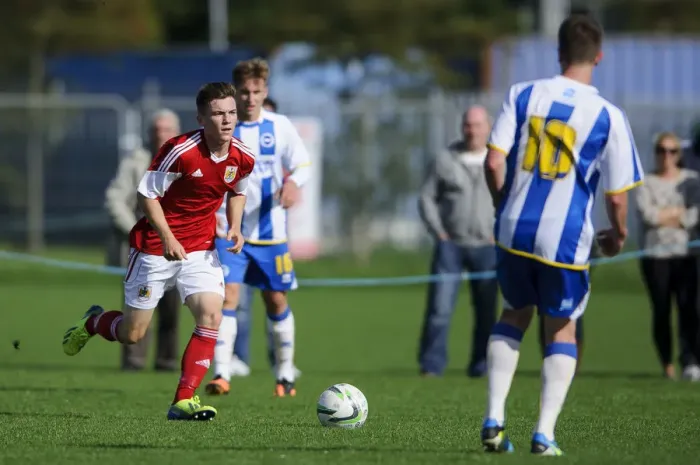 Framed Print : Jamie Horgan in Action: Bristol City U18 vs Brighton & Hove Albion U18, October 5, 2013 Framed Print : Jamie Horgan in Action: Bristol City U18 vs Brighton & Hove Albion U18, October 5, 2013