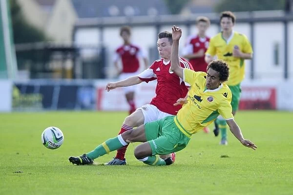 Jamie Horgan: In Action for Bristol City U18s vs Sheffield United U18s - Football Youth League