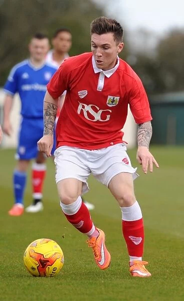 Jamie Horgan in Action: Bristol City U21s vs Ipswich Town