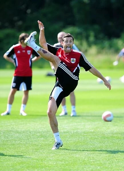 Jamie McAllister: Focused at Bristol City Pre-Season Training