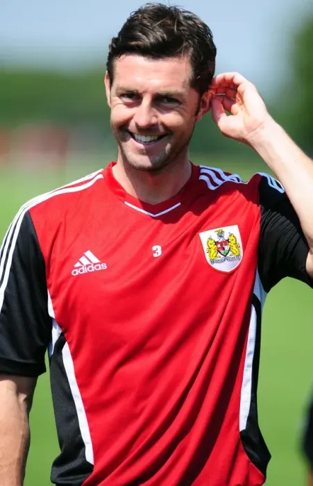 Framed Print : Jamie McAllister: Focused during Bristol City's Pre-season Training Framed Print : Jamie McAllister: Focused during Bristol City's Pre-season Training