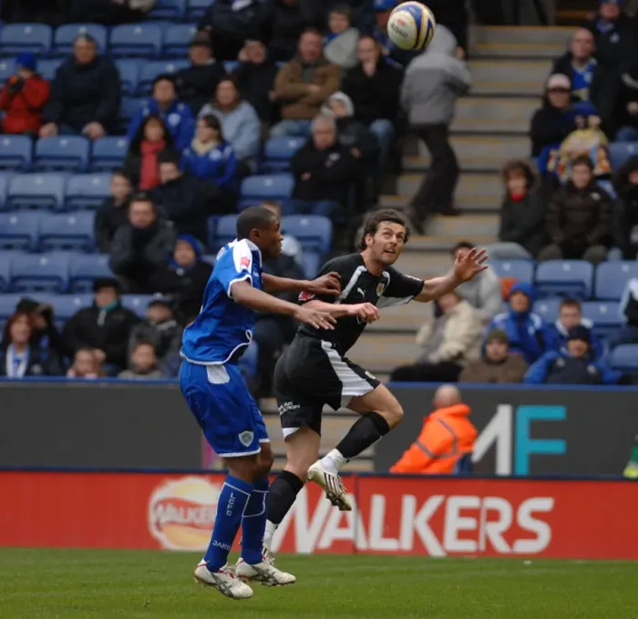 Framed Print : Jamie McAllister: Leicester City vs. Bristol City Showdown