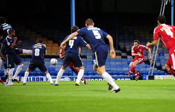 Jamie McAllister Scores the Opener: Carling Cup 2010 - Bristol City vs. Southend United