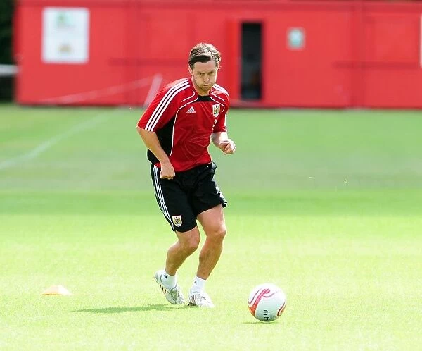 Jamie McAllister: Unwavering Concentration at Bristol City Pre-Season Training