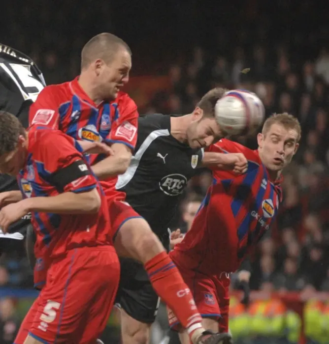 Framed Print : Jamie McCombe in Action: Crystal Palace vs. Bristol City Framed Print : Jamie McCombe in Action: Crystal Palace vs. Bristol City