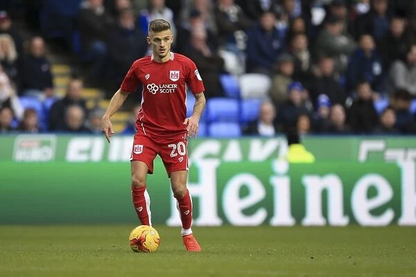 Jamie Paterson of Bristol City in Action against Reading at Madejski Stadium, 2016 Sky Bet Championship Match