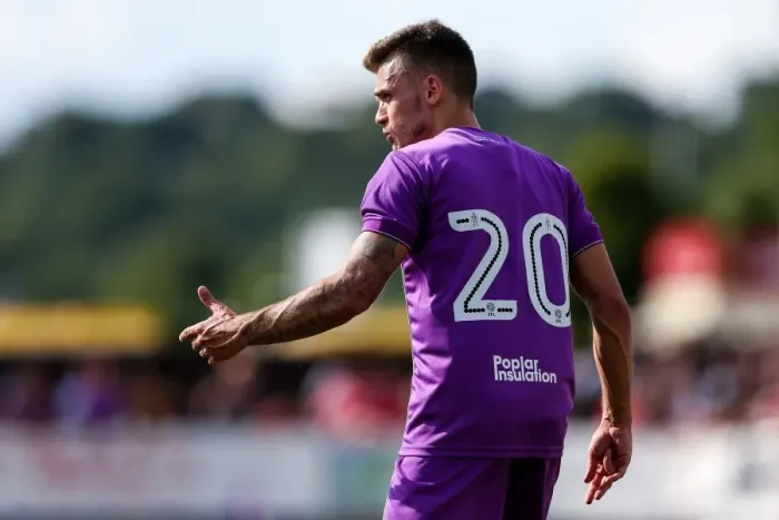 Framed Print : Jamie Paterson of Bristol City Training During Pre-season Friendly Against Bristol Manor Farm, 2017 Framed Print : Jamie Paterson of Bristol City Training During Pre-season Friendly Against Bristol Manor Farm, 2017