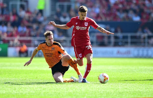 Jamie Paterson Fouled by David Edwards: A Pivotal Moment in the Bristol City vs. Wolverhampton Wanderers Championship Clash (April 8, 2017)