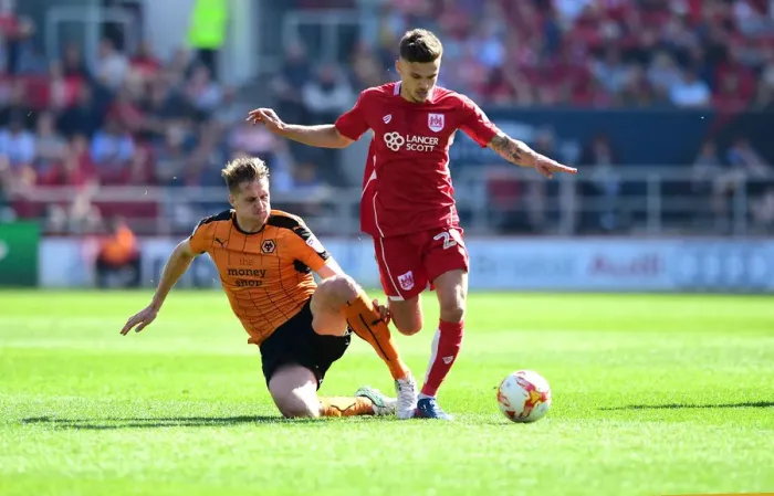 Framed Print : Jamie Paterson Fouled by David Edwards: A Pivotal Moment in the Bristol City vs. Wolverhampton Wanderers Championship Clash (April 8, 2017) Framed Print : Jamie Paterson Fouled by David Edwards: A Pivotal Moment in the Bristol City vs. Wolverhampton Wanderers Championship Clash (April 8, 2017)