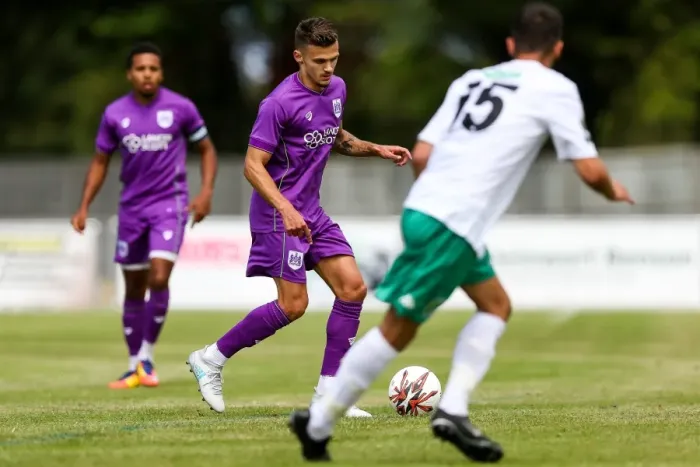 Framed Print : Jamie Paterson in Pre-season Action: Guernsey FC vs. Bristol City, 2017 Framed Print : Jamie Paterson in Pre-season Action: Guernsey FC vs. Bristol City, 2017