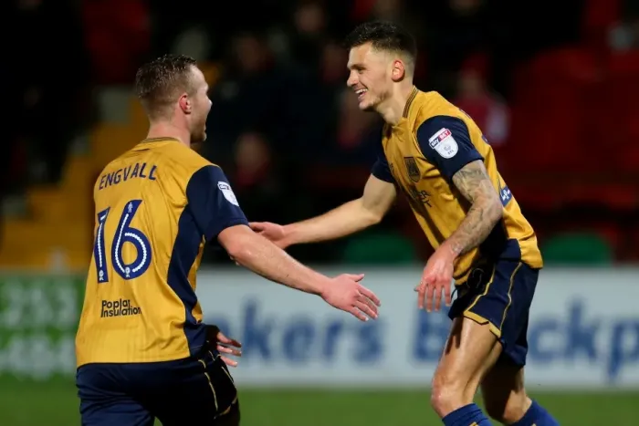 Framed Print : Jamie Paterson Scores the Opener: Bristol City's FA Cup Triumph over Fleetwood Town Framed Print : Jamie Paterson Scores the Opener: Bristol City's FA Cup Triumph over Fleetwood Town