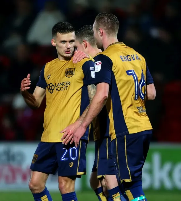 Framed Print : Jamie Paterson Scores the Opener: Bristol City's FA Cup Triumph over Fleetwood Town Framed Print : Jamie Paterson Scores the Opener: Bristol City's FA Cup Triumph over Fleetwood Town