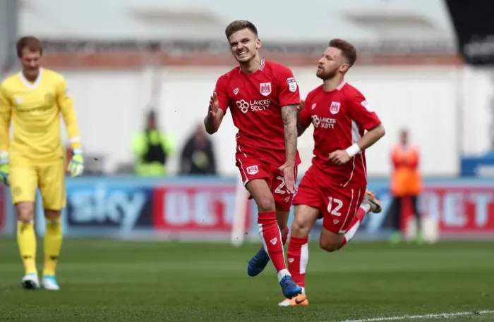 Framed Print : Jamie Paterson's Euphoric Goal Celebration: A Memorable Sky Bet Championship Moment at Ashton Gate (Bristol City vs. Queens Park Rangers, 2017) Framed Print : Jamie Paterson's Euphoric Goal Celebration: A Memorable Sky Bet Championship Moment at Ashton Gate (Bristol City vs. Queens Park Rangers, 2017)