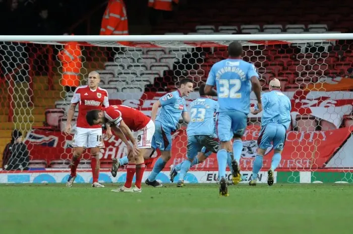 Framed Print : Jason Koumas's Stunner: Tranmere Rovers Stuns Bristol City in Sky Bet League One