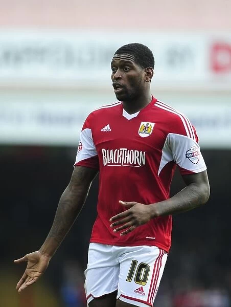 Jay Emmanuel-Thomas in Action: Bristol City vs Colchester United, Sky Bet League One, 2013