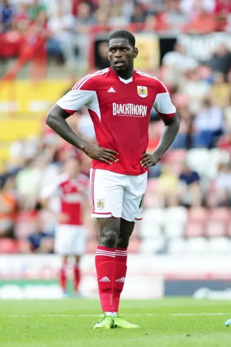 Framed Print : Jay Emmanuel-Thomas in Action: Bristol City vs Bradford City, Sky Bet League One (August 3, 2013) Framed Print : Jay Emmanuel-Thomas in Action: Bristol City vs Bradford City, Sky Bet League One (August 3, 2013)