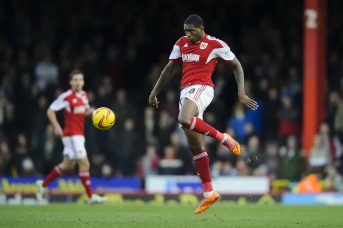 Framed Print : Jay Emmanuel-Thomas in Action: Bristol City vs Stevenage, Sky Bet League One, 2013 Framed Print : Jay Emmanuel-Thomas in Action: Bristol City vs Stevenage, Sky Bet League One, 2013