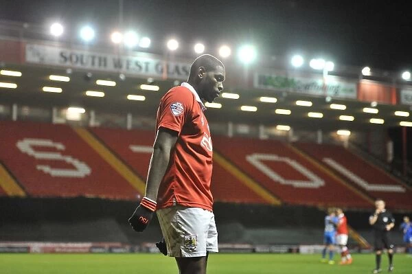 Jay Emmanuel-Thomas in Action: FA Cup Third Round Replay - Bristol City vs Doncaster Rovers, Ashton Gate Stadium