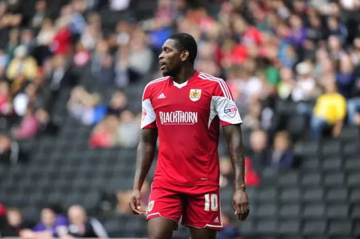 Framed Print : Jay Emmanuel-Thomas of Bristol City in Action Against Milton Keynes Dons, Sky Bet League One, 2013