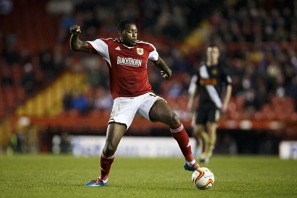 Jay Emmanuel-Thomas of Bristol City in Action against Port Vale - Sky Bet League One, 2014
