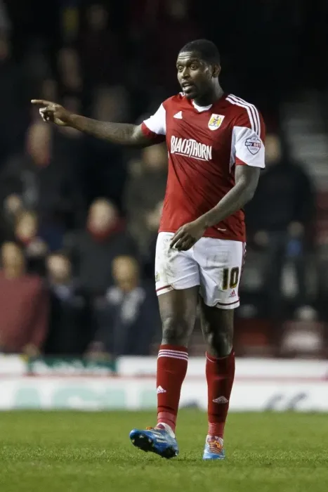 Framed Print : Jay Emmanuel-Thomas of Bristol City Scores against Port Vale in Sky Bet League One, 2014