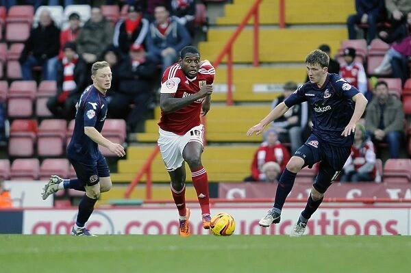 Jay Emmanuel-Thomas Dashes Past Defenders in Bristol City's Victory over Walsall