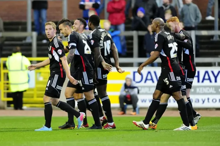 Framed Print : Jay Emmanuel-Thomas Hat-Trick: Carlisle United vs. Bristol City, 2013