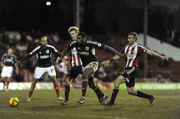 Jay Emmanuel-Thomas Scores Past Brentford Defense in Sky Bet League One Clash