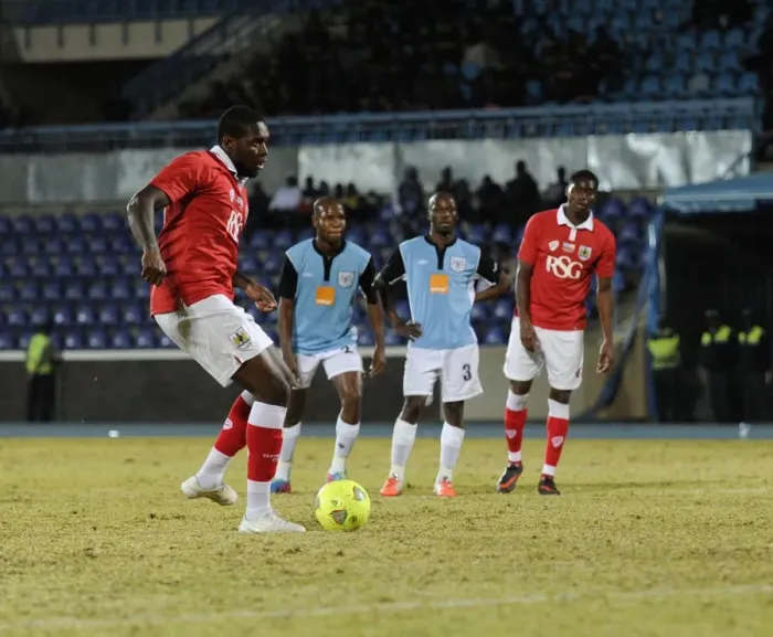Framed Print : Jay Emmanuel-Thomas Scores Penalty for Bristol City against Botswana, 2014 Framed Print : Jay Emmanuel-Thomas Scores Penalty for Bristol City against Botswana, 2014