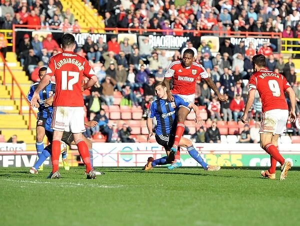 Jay Emmanuel-Thomas's Close Call: Bristol City vs Swindon Town, Sky Bet League One