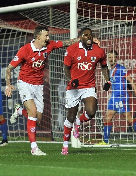 Jay Emmanuel-Thomas's Thrilling FA Cup Goal Celebration for Bristol City