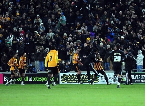 Jay Simpson's Goal Celebration: Hull City's Victory Over Bristol City (18-12-2010)
