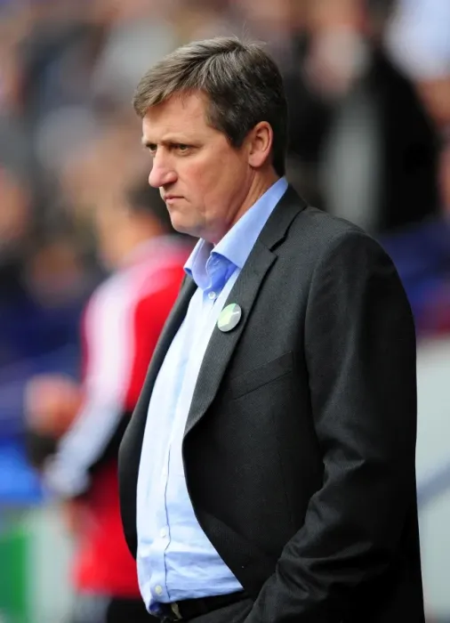Framed Print : Jimmy Phillips, Caretaker Manager of Bolton Wanderers, Faces Off Against Bristol City in Championship Match at Reebok Stadium Framed Print : Jimmy Phillips, Caretaker Manager of Bolton Wanderers, Faces Off Against Bristol City in Championship Match at Reebok Stadium